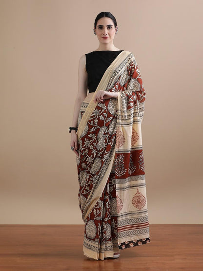 Pure Cotton Mulmul Saree