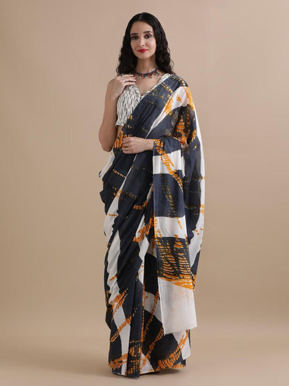 Pure Cotton Mulmul Saree