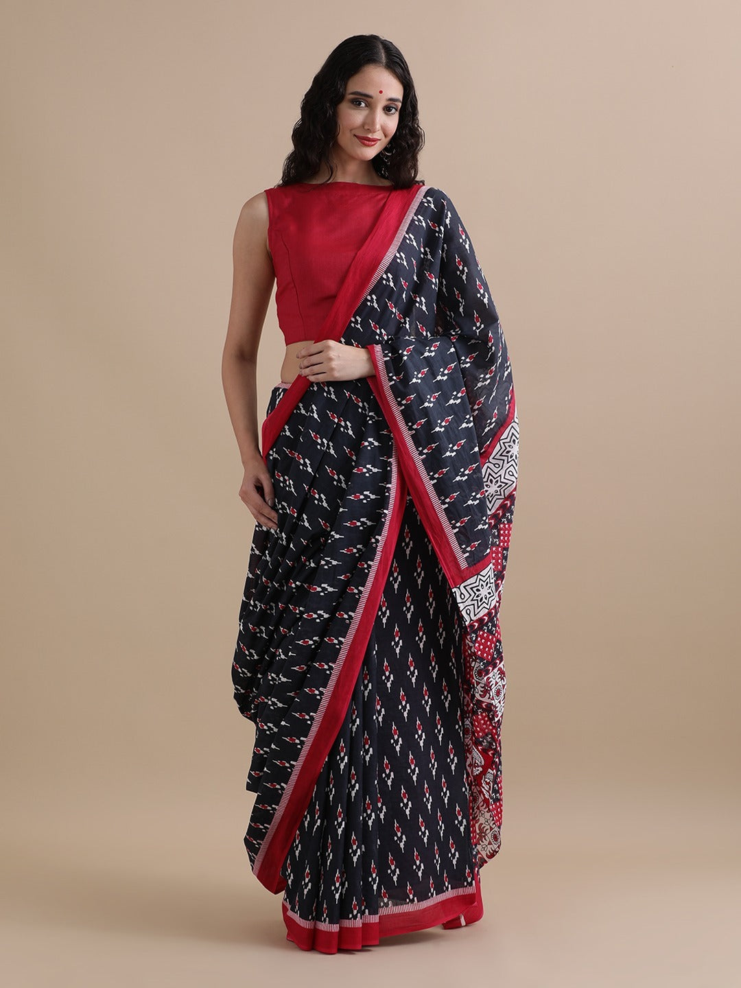 Pure Cotton Mulmul Saree