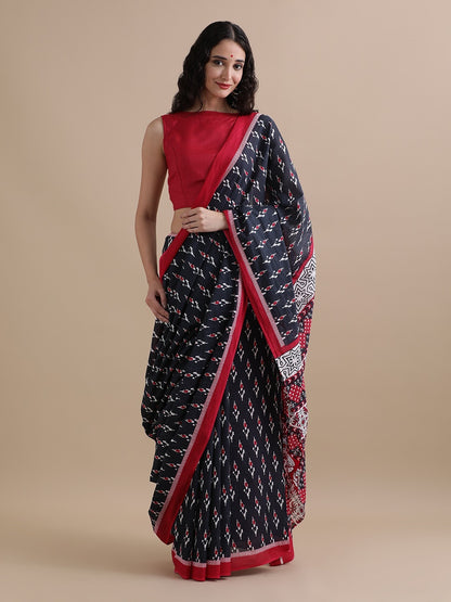 Pure Cotton Mulmul Saree