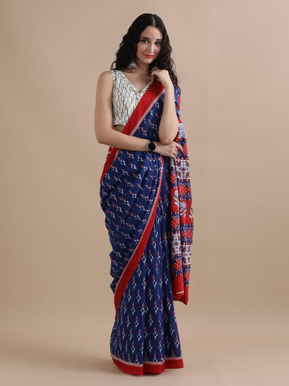 Pure Cotton Mulmul Saree