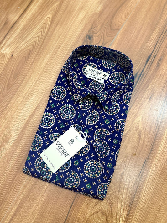 Mens Ajrakh shirt