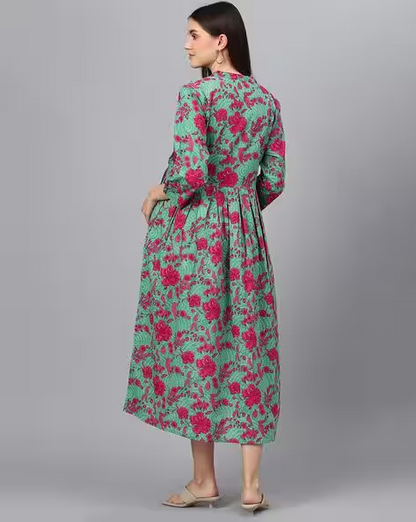 Floral Print Maternity Dress