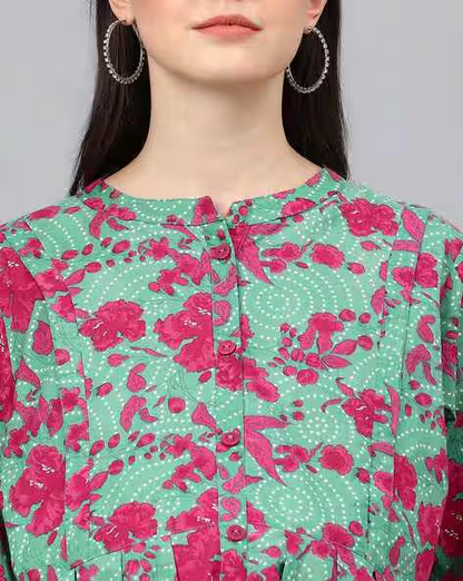 Floral Print Maternity Dress